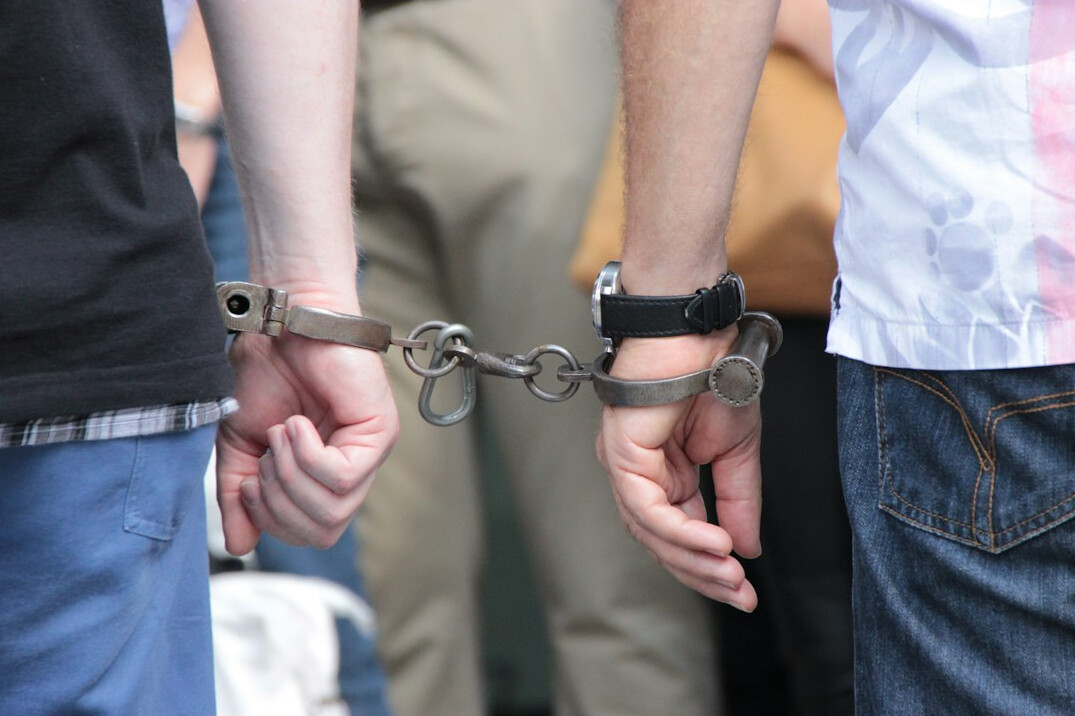 thief in handcuffs