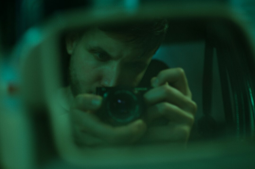detective reviewing footage