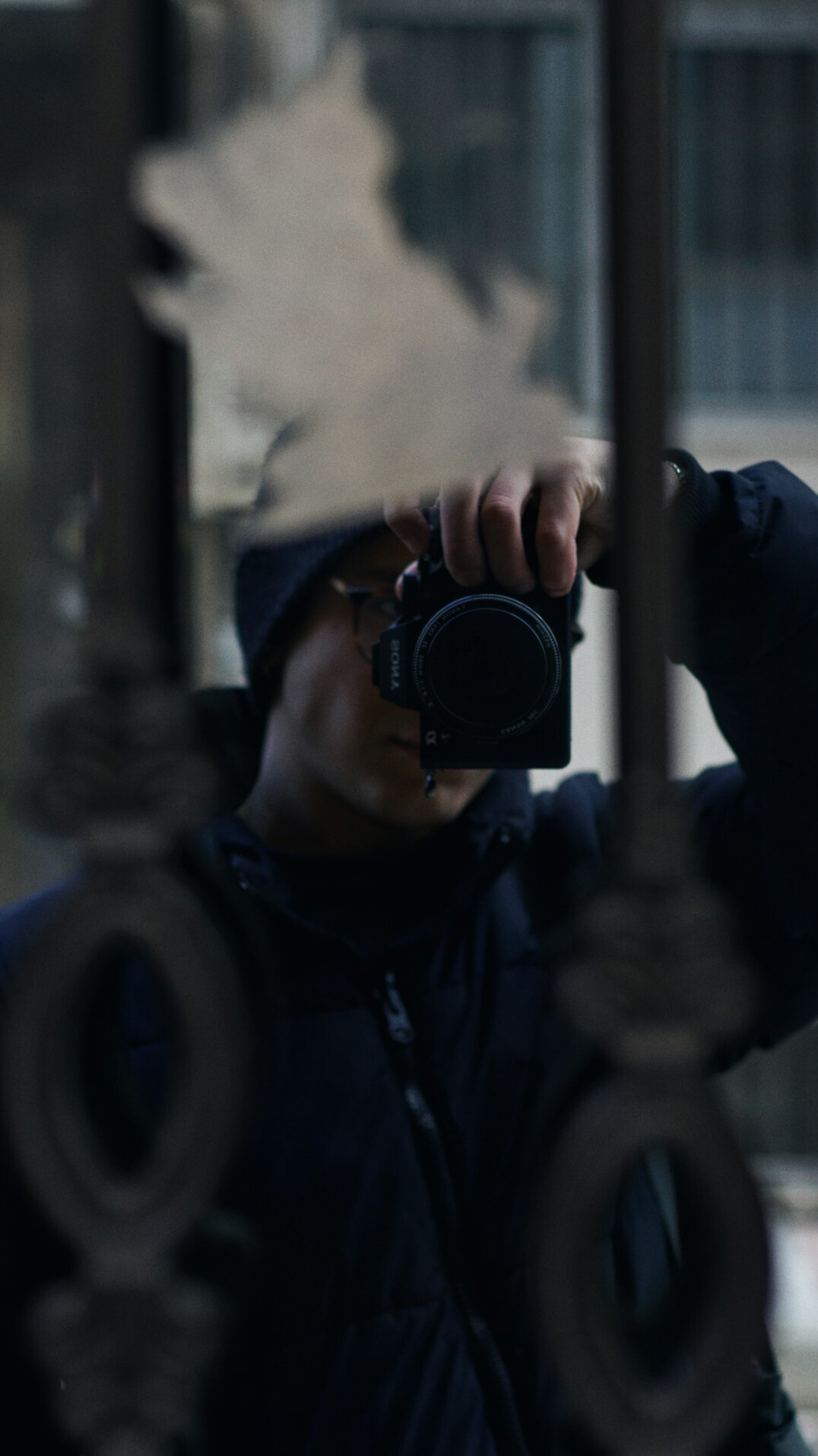 detective reviewing footage